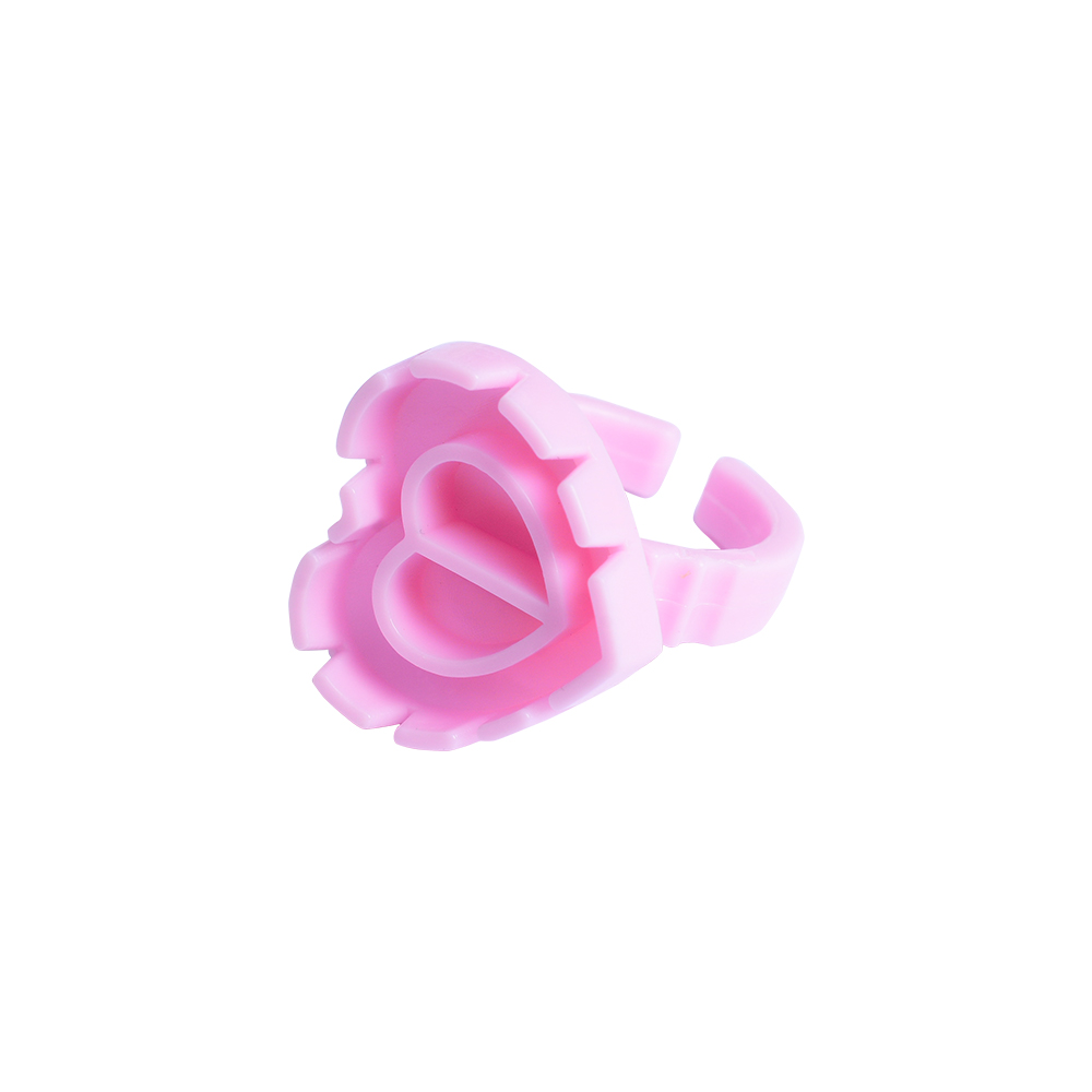 Limring - hjärta - rosa | Smart Lashes