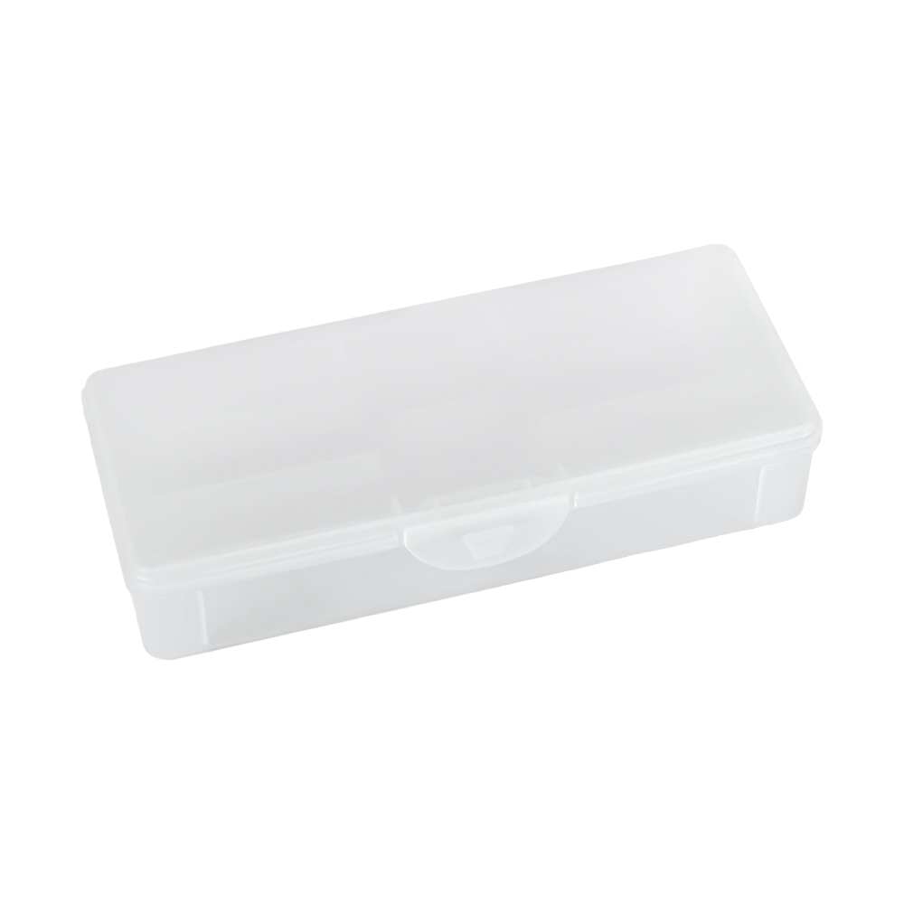 Pincettfodral med fack - transparent | Smart Lashes
