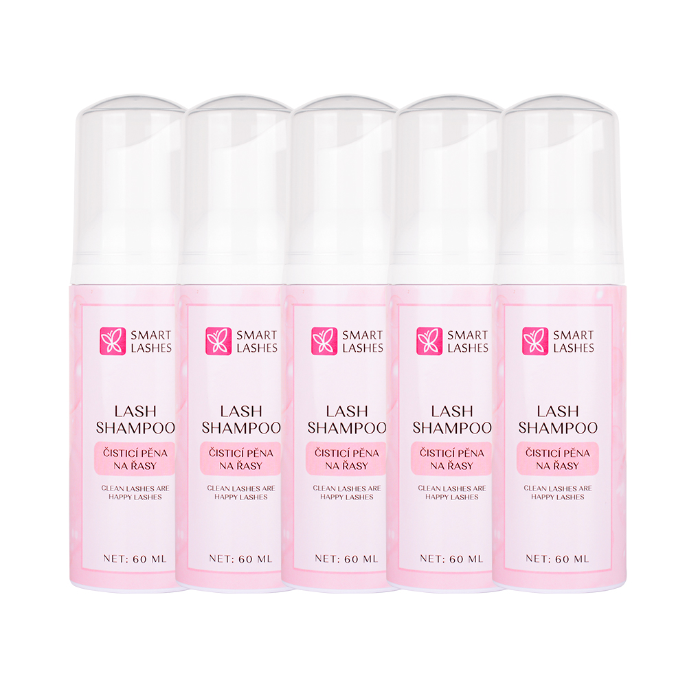 Lash Shampoo - rengöringsskum för ögonfransar - 5 st | Smart Lashes