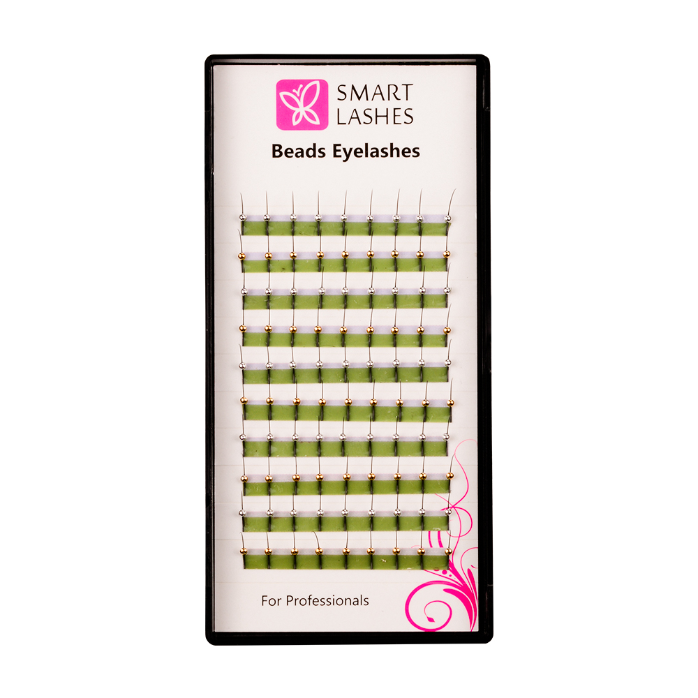 Pärlor Ögonfransar GULD - SILVER - C - 0,20 mm x 13 mm | Smart Lashes