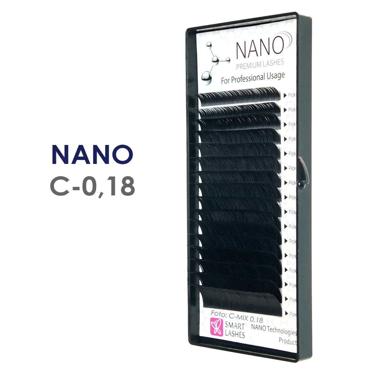 NANO - C - 0,18 mm | Smart Lashes