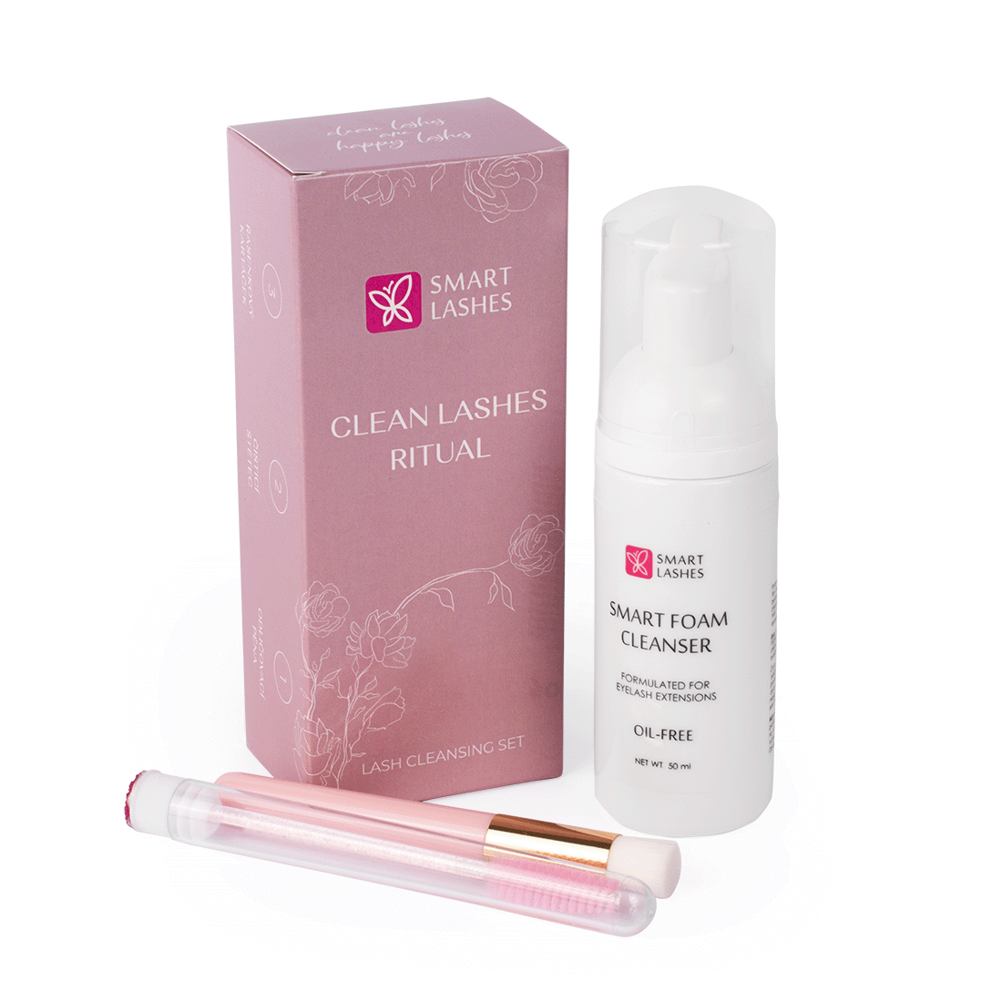 Clean Lashes Ritual - set för ögonfransar | Smart Lashes