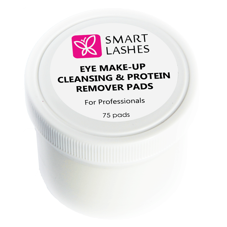 Rengöringspads för ögonmakeup Smart Lashes - 75 st | Smart Lashes