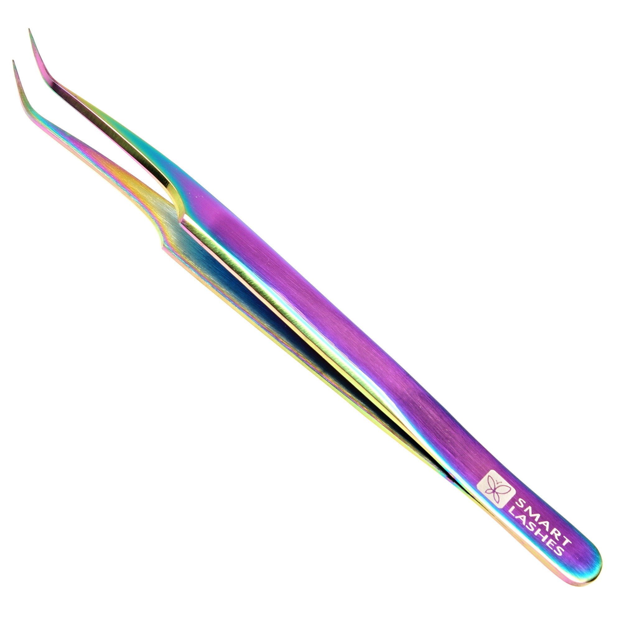 Pincett typ C - 12 cm - regnbåge | Smart Lashes
