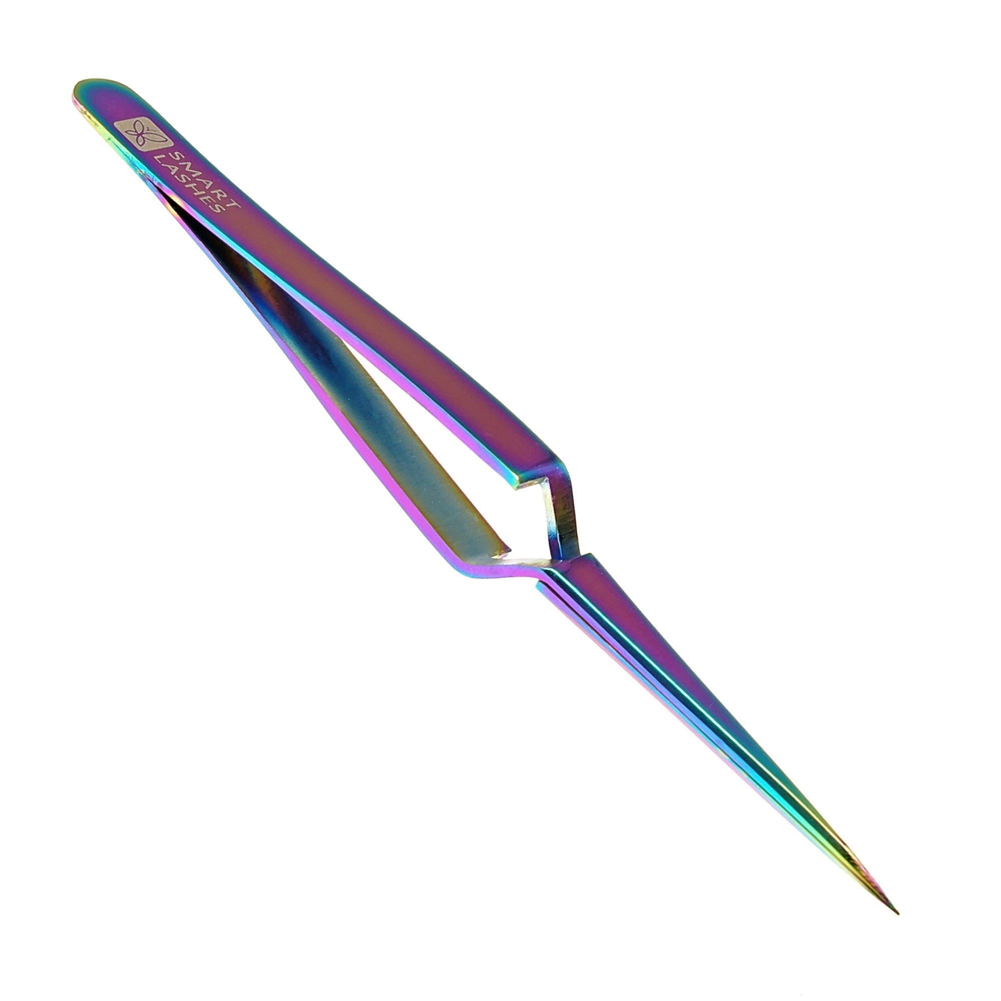 Pincett typ E - 12 cm - regnbåge | Smart Lashes