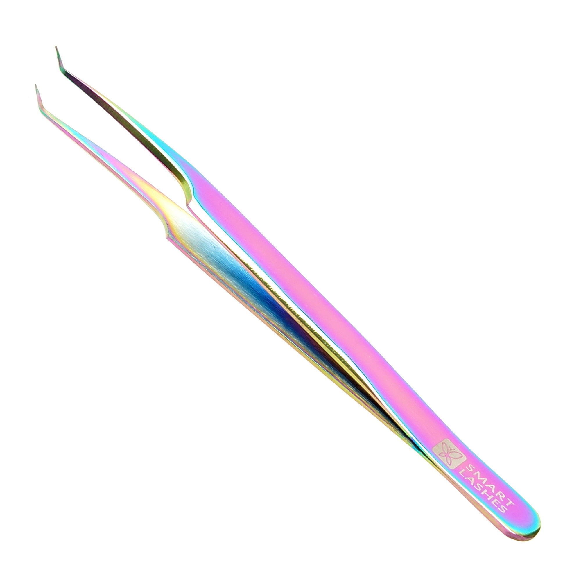 Pincett typ G - 12 cm - regnbåge | Smart Lashes
