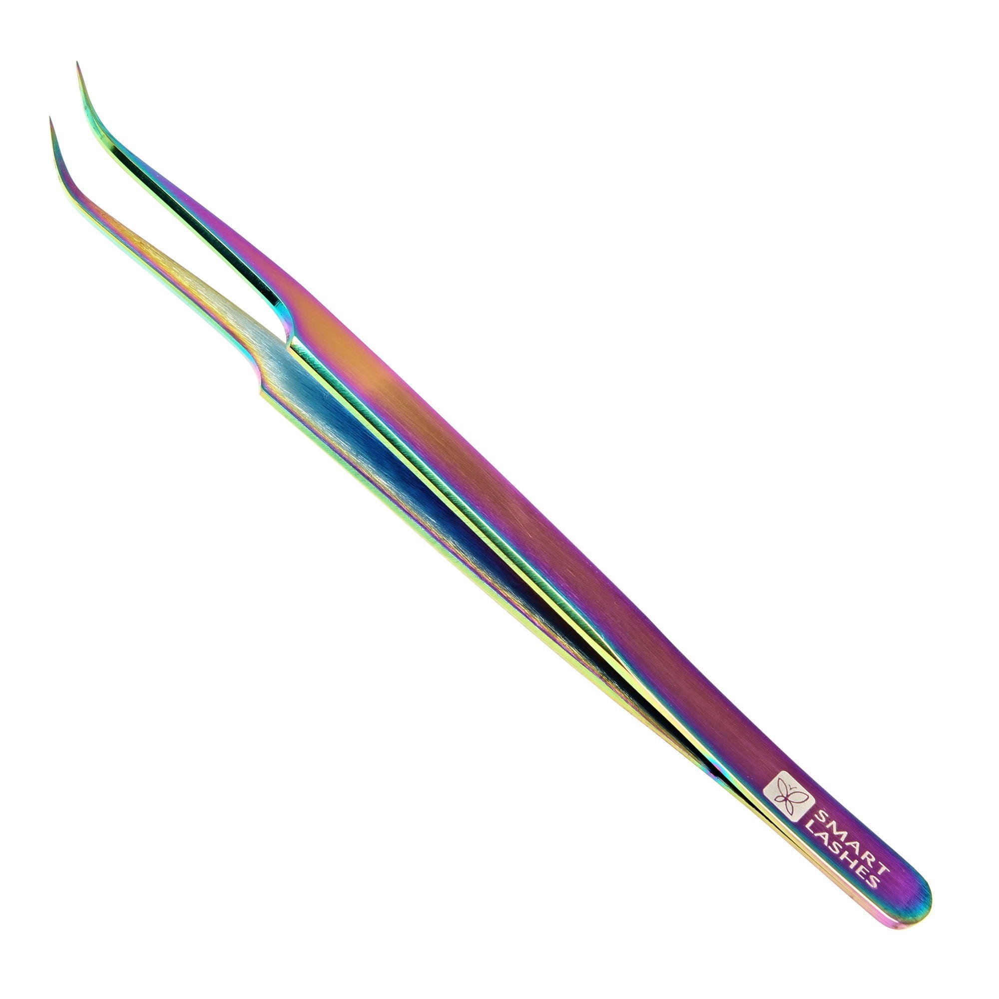 Pincett typ C - 14 cm - regnbåge | Smart Lashes