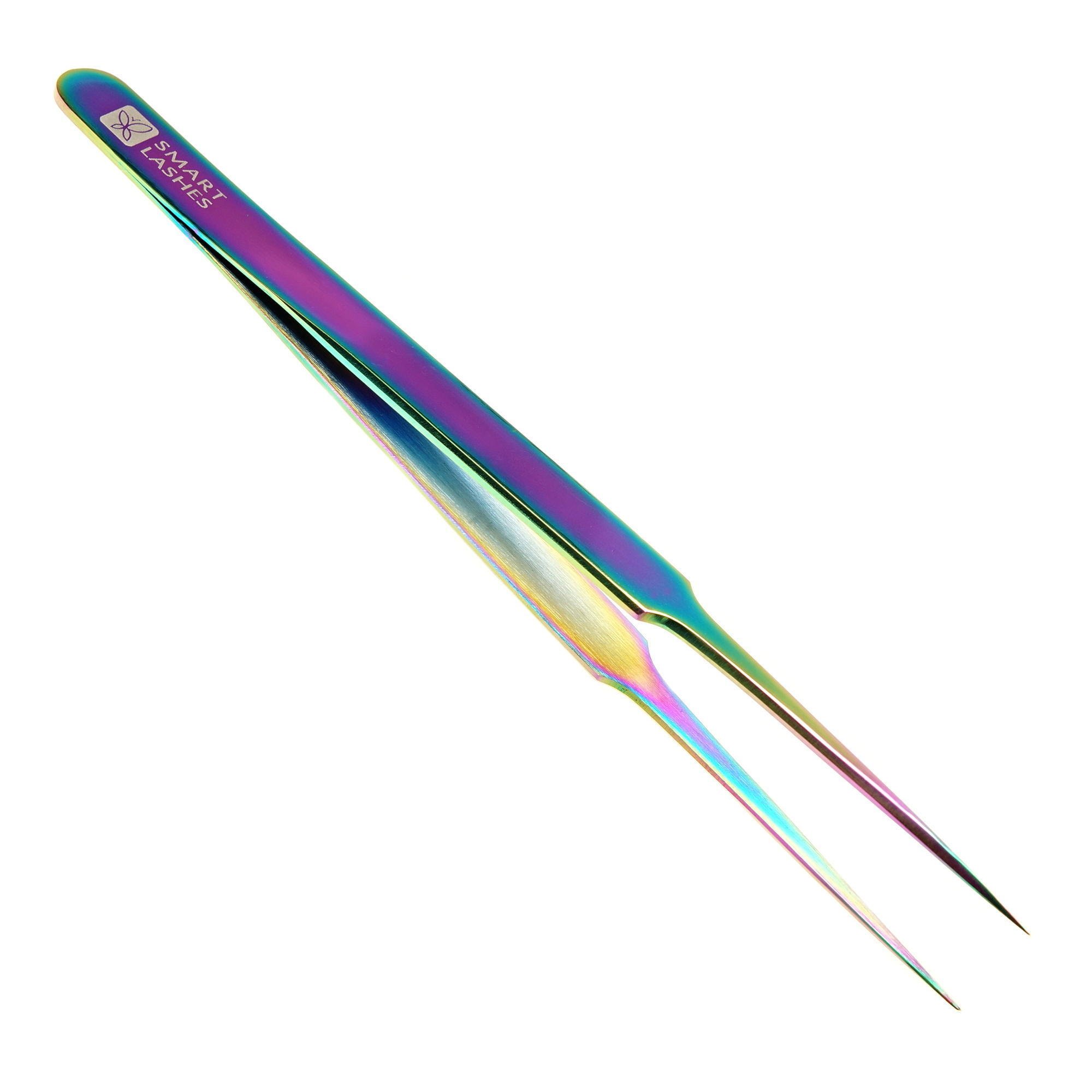 Pincett typ F - 14 cm - regnbåge | Smart Lashes