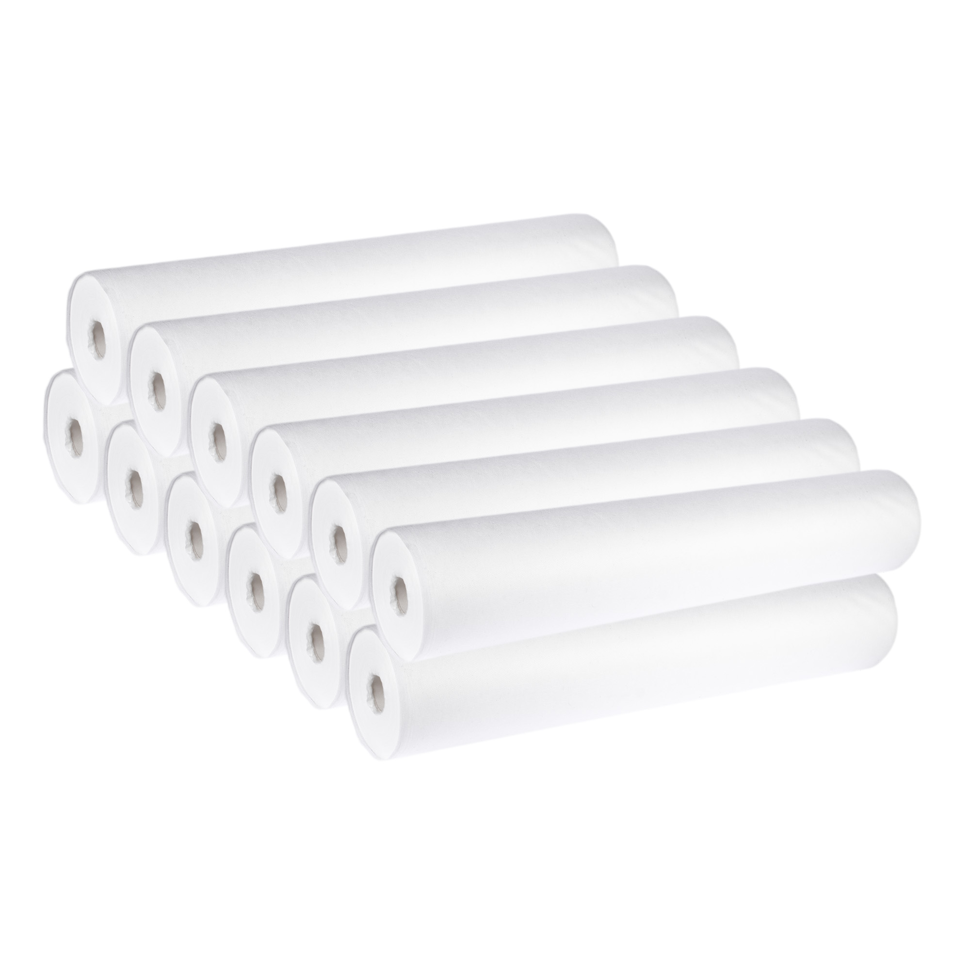 Hygieniskt lakan - 60 cm x 180 cm - 50 ark - 12 roller